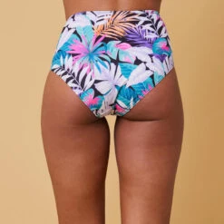 BAS DE MAILLOT DE BAIN DE SURF FEMME TAILLE HAUTE ROMI JIMA BLACK -Meilleur Surf Magasin bas de maillot de bain de surf femme taille haute romi jima black 2