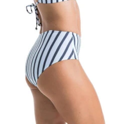 Bas De Maillot De Bain De Surf Femme Taille Haute ROMI MARIN BLANC GRIS FONCE 13 Bas De Maillot De Bain De Surf Femme Taille Haute ROMI MARIN BLANC GRIS FONCE -Meilleur Surf Magasin bas de maillot de bain de surf femme taille haute romi marin blanc gris fonce 3