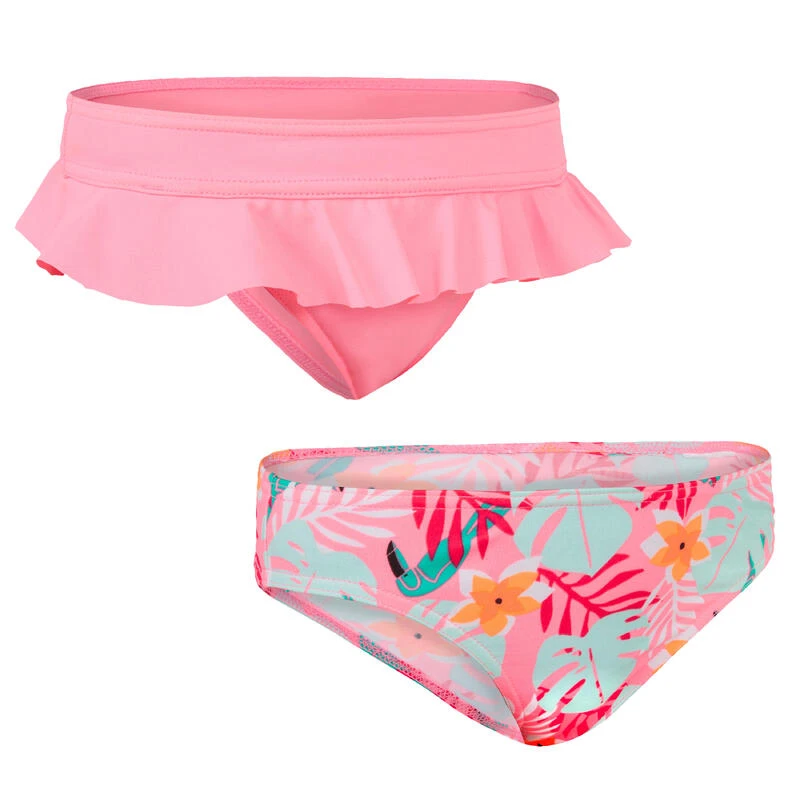 Bas De Maillot De Bain FILLETTE ROSE MADI 100 1 Bas De Maillot De Bain FILLETTE ROSE MADI 100