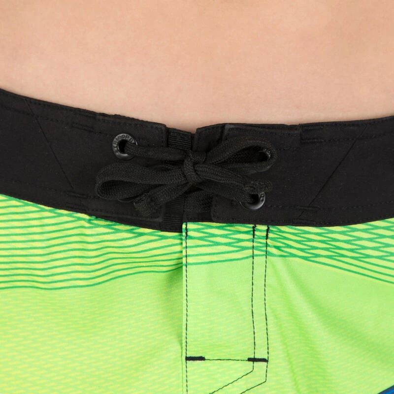 Tribord Boardshort Long Garçon Lafitenia Tension Vert 6 Tribord Boardshort Long Garçon Lafitenia Tension Vert – Image 6