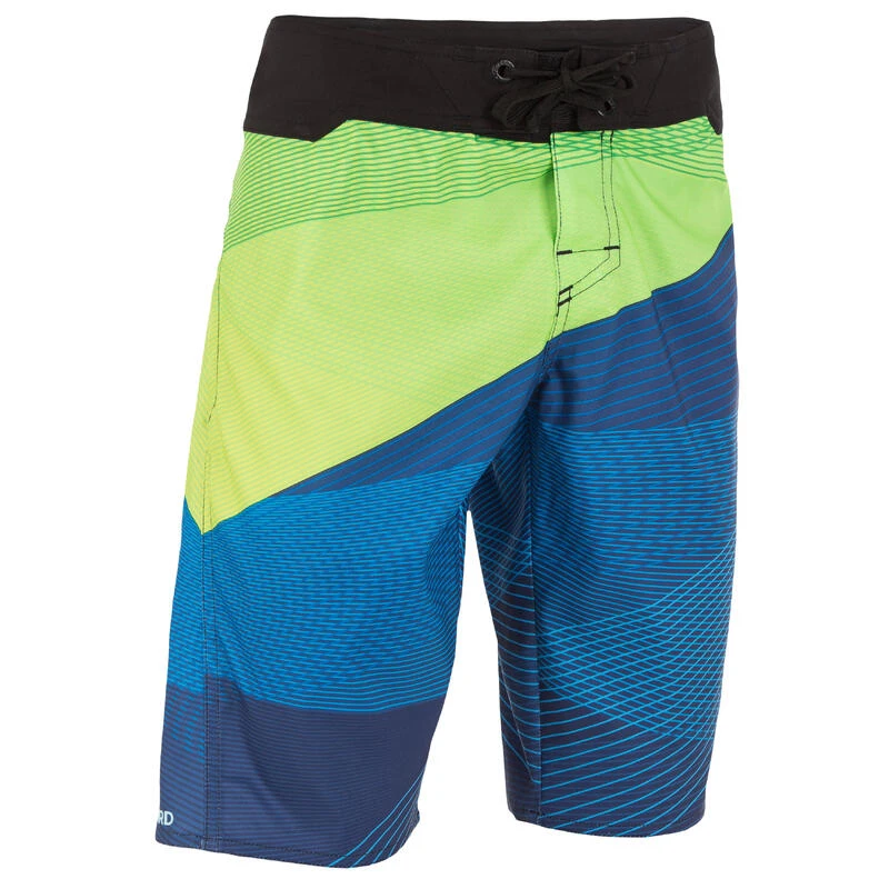 Tribord Boardshort Long Garçon Lafitenia Tension Vert 1 Tribord Boardshort Long Garçon Lafitenia Tension Vert