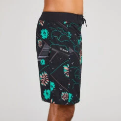 Boardshort Surf 500 19" PARADISE BLACK 13 Boardshort Surf 500 19" PARADISE BLACK -Meilleur Surf Magasin boardshort surf 500 19 paradise black 3