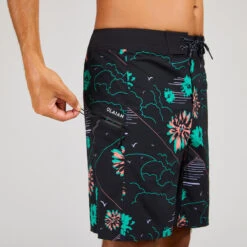 Boardshort Surf 500 19" PARADISE BLACK 16 Boardshort Surf 500 19" PARADISE BLACK -Meilleur Surf Magasin boardshort surf 500 19 paradise black 6