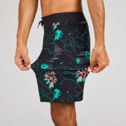 Boardshort Surf 500 19" PARADISE BLACK 17 Boardshort Surf 500 19" PARADISE BLACK -Meilleur Surf Magasin boardshort surf 500 19 paradise black 7