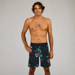 Boardshort Surf 500 19" PARADISE BLACK 19 Boardshort Surf 500 19" PARADISE BLACK -Meilleur Surf Magasin boardshort surf 500 19 paradise black 9
