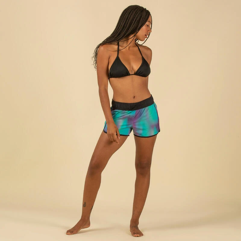 Boardshort Surf Femme TINI BLUR Avec Ceinture élastiquée Et Cordon De Serrage 5 Boardshort Surf Femme TINI BLUR Avec Ceinture élastiquée Et Cordon De Serrage – Image 5