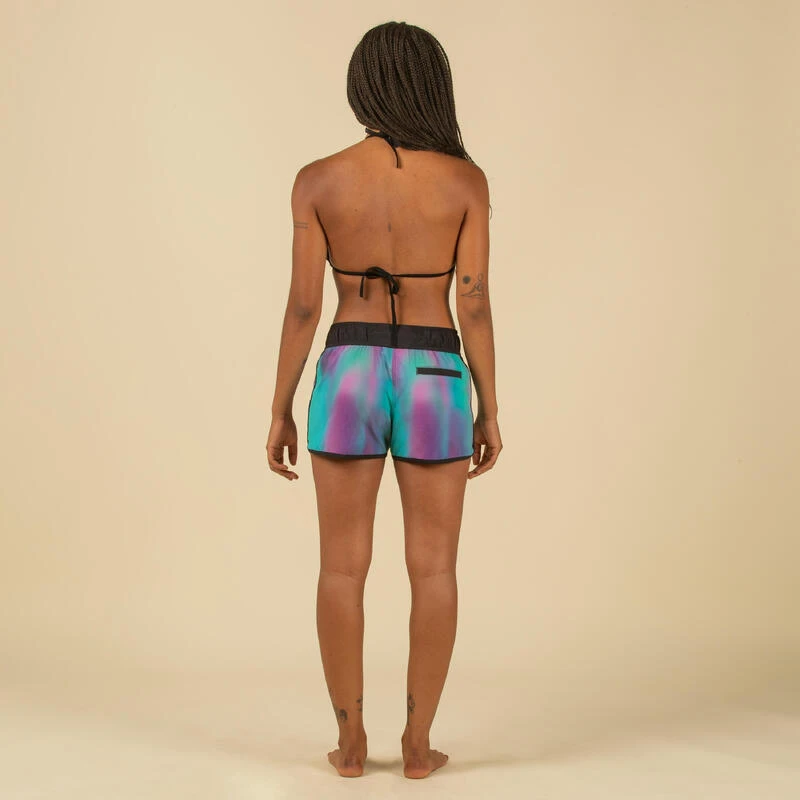 Boardshort Surf Femme TINI BLUR Avec Ceinture élastiquée Et Cordon De Serrage 6 Boardshort Surf Femme TINI BLUR Avec Ceinture élastiquée Et Cordon De Serrage – Image 6