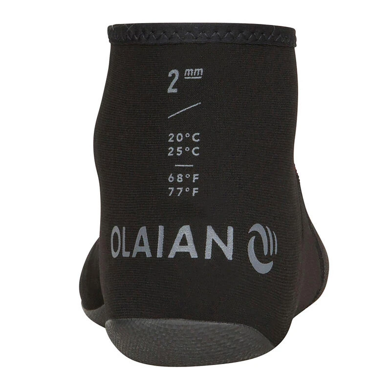 CHAUSSETTE SURF BODYBOARD 100 Néoprène 2MM NOIR 3 CHAUSSETTE SURF BODYBOARD 100 Néoprène 2MM NOIR – Image 3