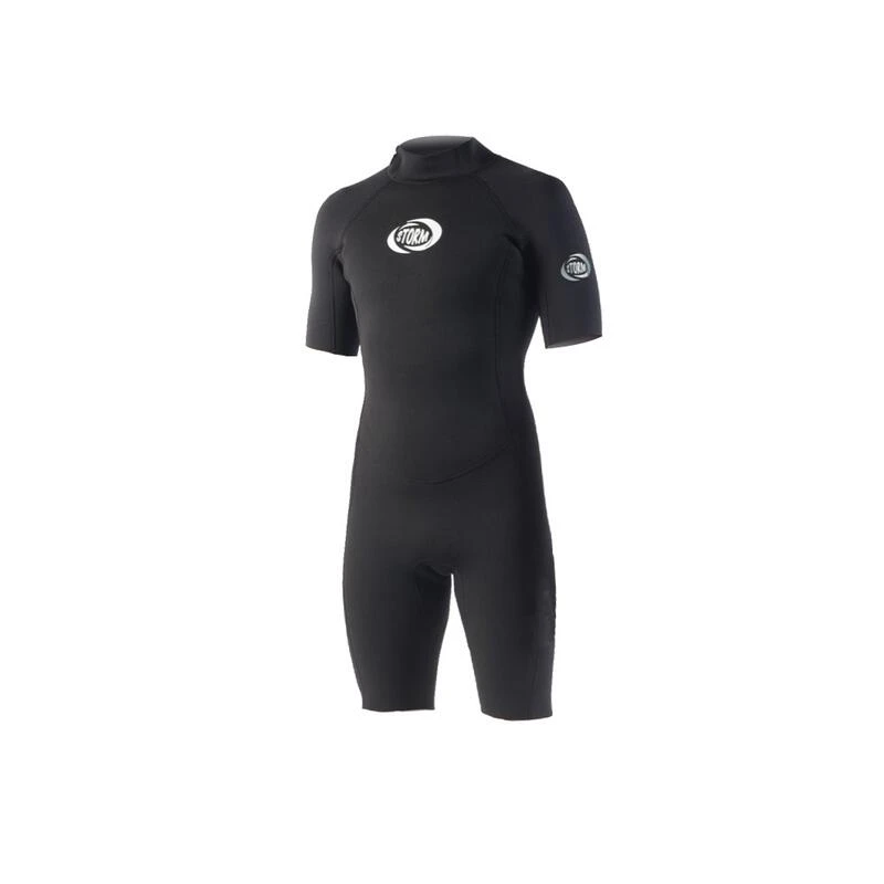 Storm Combinaison De Surf - Shorty 2mm - Back Zip - Black 1 Storm Combinaison De Surf - Shorty 2mm - Back Zip - Black