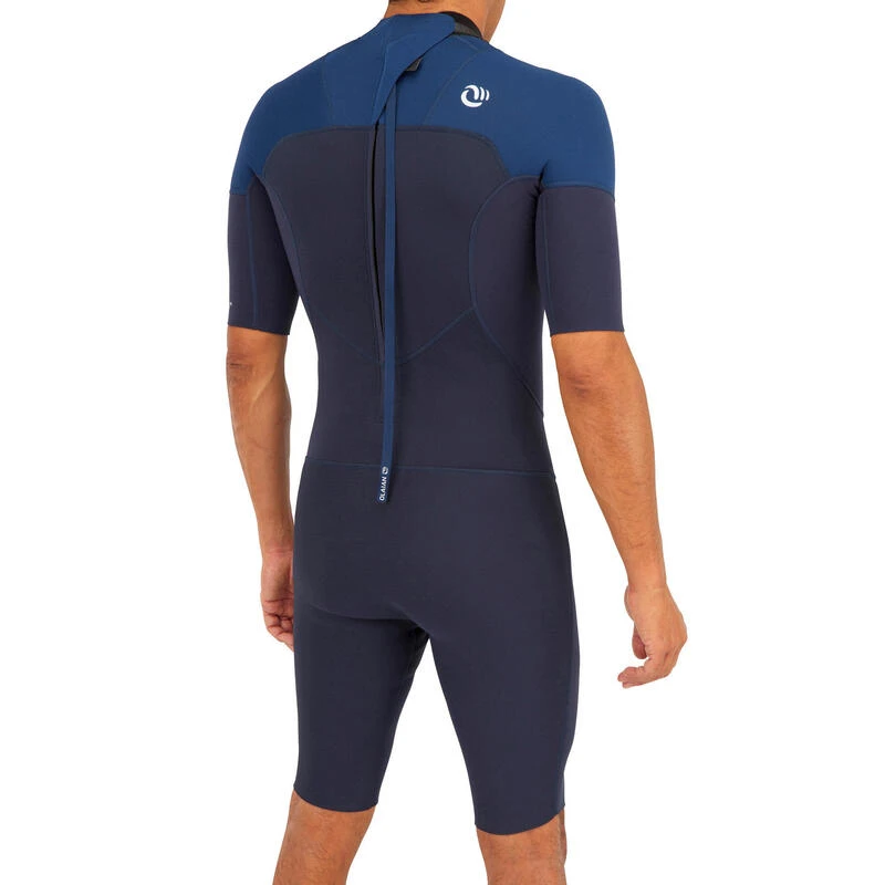 Combinaison Surf Shorty 500 Stretch Néoprène Homme Bleue 2 Combinaison Surf Shorty 500 Stretch Néoprène Homme Bleue – Image 2