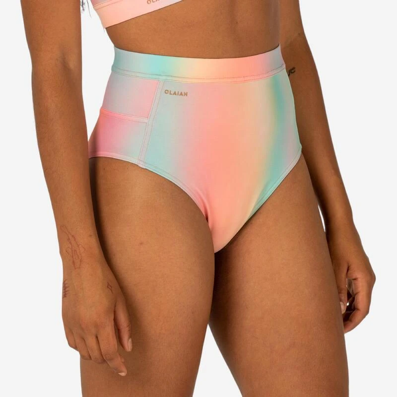 Culotte Taille Haute Femme ROSA BLUR PINK Idéale Pour Le Surf 1 Culotte Taille Haute Femme ROSA BLUR PINK Idéale Pour Le Surf