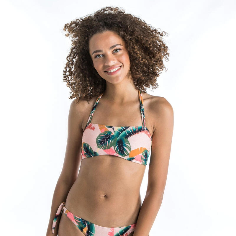 Haut De Maillot De Bain Bandeau LAURA JUNGLE Avec Coques Amovibles 1 Haut De Maillot De Bain Bandeau LAURA JUNGLE Avec Coques Amovibles