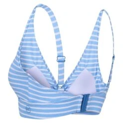 Regatta Haut De Maillot De Bain PALOMA Femme (Bleu Clair / Blanc) -Meilleur Surf Magasin haut de maillot de bain paloma femme bleu clair blanc 3