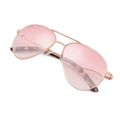 Lunettes De Soleil Aviateur Acier Inox Surf Homme Et Femme San Siro Pêche Rosé -Meilleur Surf Magasin lunettes de soleil aviateur acier inox surf homme et femme san siro peche rose 2