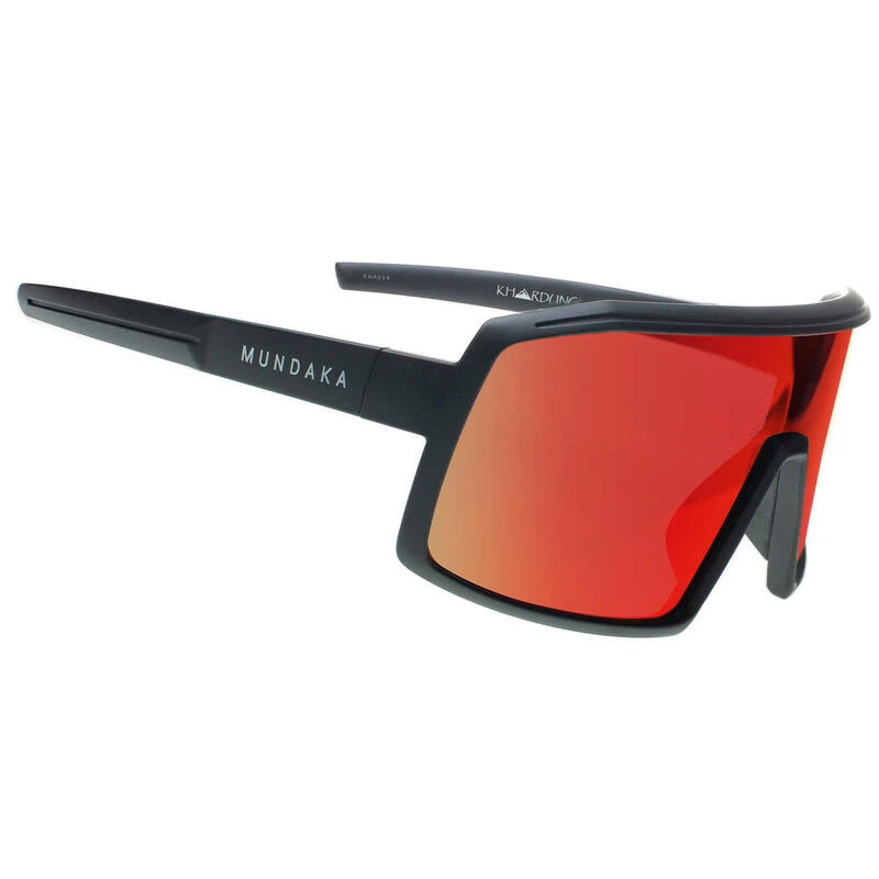 Lunettes De Soleil De Sport KHARDUNG Noir Mat, CX ROUGE - Cat.3 - MUNDAKA 1 Lunettes De Soleil De Sport KHARDUNG Noir Mat, CX ROUGE - Cat.3 - MUNDAKA