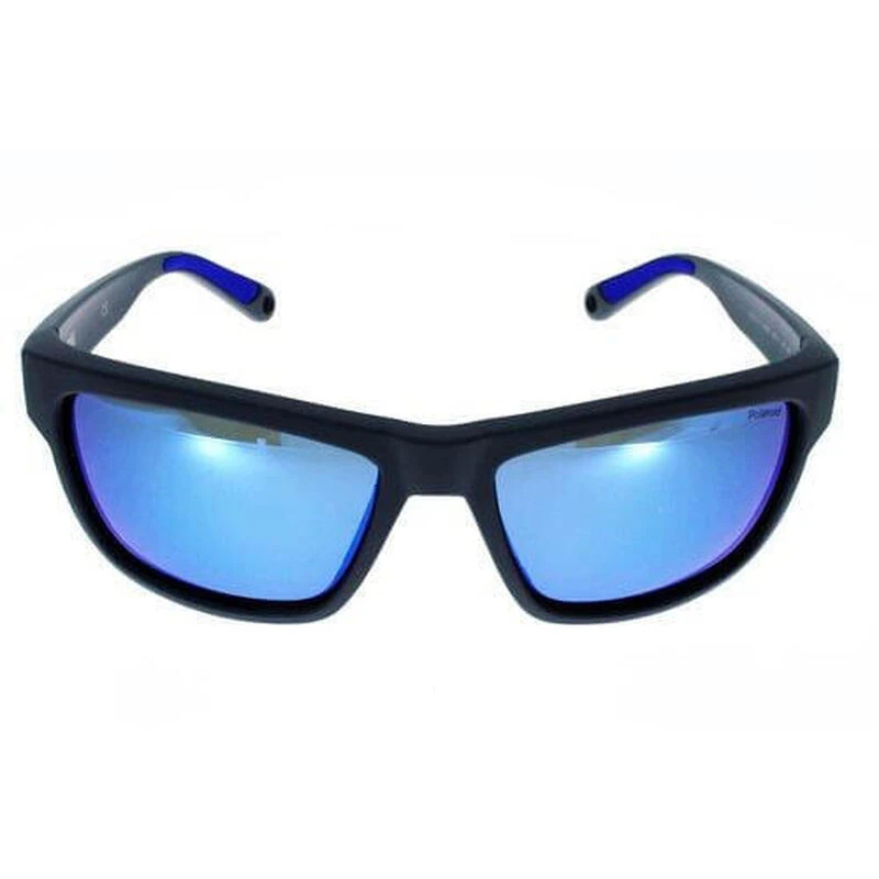 Lunettes De Soleil POLAROID PLD 7031 Gris Bleu, Monture Flottante 4 Lunettes De Soleil POLAROID PLD 7031 Gris Bleu, Monture Flottante – Image 4