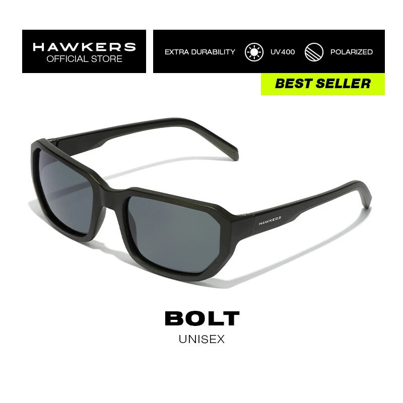 HAWKERS Lunettes De Soleil Pour Homme Et Femme BLACK DARK POLARIZED - BOLT 3 HAWKERS Lunettes De Soleil Pour Homme Et Femme BLACK DARK POLARIZED - BOLT – Image 3