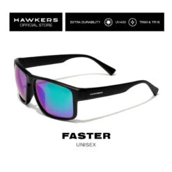 HAWKERS Lunettes De Soleil Pour Homme Et Femme FASTER Black Emerald 9 HAWKERS Lunettes De Soleil Pour Homme Et Femme FASTER Black Emerald -Meilleur Surf Magasin lunettes de soleil pour homme et femme faster black emerald 4