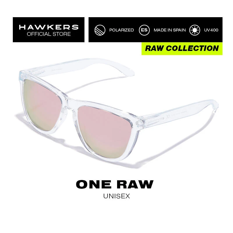 HAWKERS Lunettes De Soleil Pour Homme Et Femme POLARIZED AIR ROSE GOLD - ONE Raw 2 HAWKERS Lunettes De Soleil Pour Homme Et Femme POLARIZED AIR ROSE GOLD - ONE Raw – Image 2