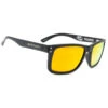 Lunettes De Soleil POZZ' Noir Mat, CX Polarisés ORANGE - Cat.3 - MUNDAKA