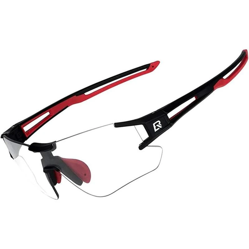 ROCKBROS Lunettes Photochromiques De Vélo 10125 Anti-uv400 - Noir Et Rouge 1 ROCKBROS Lunettes Photochromiques De Vélo 10125 Anti-uv400 - Noir Et Rouge