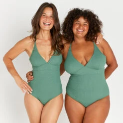 Maillot De Bain 1 Pièce Texturé Femme - Bea Kaki 9 Maillot De Bain 1 Pièce Texturé Femme - Bea Kaki -Meilleur Surf Magasin maillot de bain 1 piece texture femme bea kaki 3