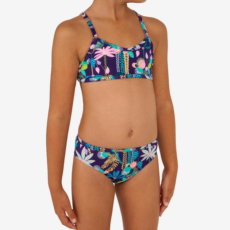 Maillot De Bain De Surf 2 Pièces BONI JUN Violet Forme Brassière 1 Maillot De Bain De Surf 2 Pièces BONI JUN Violet Forme Brassière