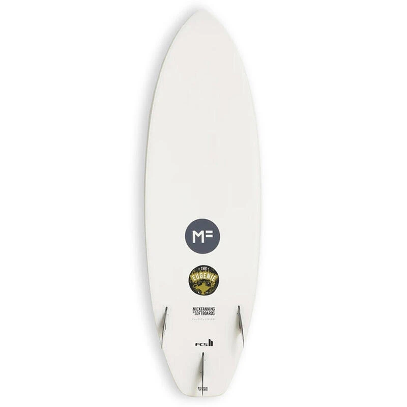 MF 5'10 Eugenie Softboard- White 2 MF 5'10 Eugenie Softboard- White – Image 2