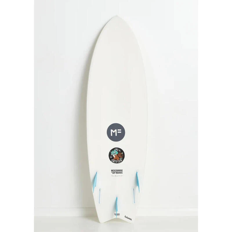 MF Catfish 5'4 Softboard- White 2 MF Catfish 5'4 Softboard- White – Image 2