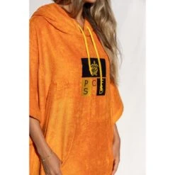 Pacifique Sud | Poncho Surf | Orange | Avec Manches -Meilleur Surf Magasin pacifique sud poncho surf orange avec manches 4
