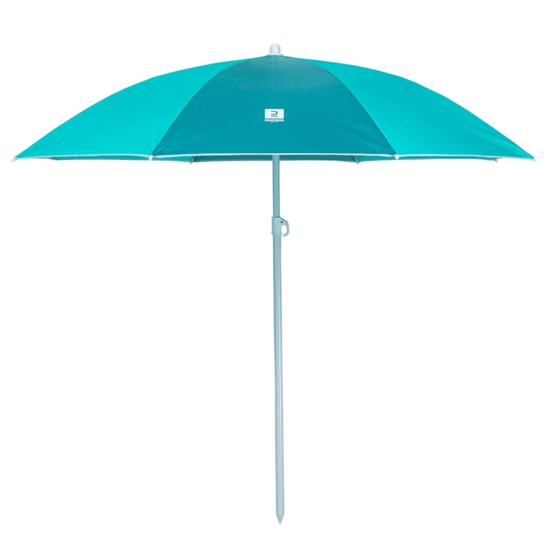 Decathlon PARASOL DE PLAGE PARUV 160 UPF 50+ 2 PLACES - Bleu Vert 2 Decathlon PARASOL DE PLAGE PARUV 160 UPF 50+ 2 PLACES - Bleu Vert – Image 2