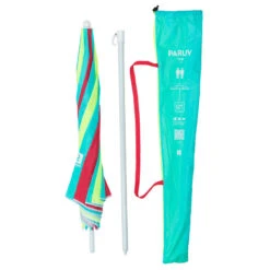 Decathlon PARASOL DE PLAGE PARUV 160 UPF 50+ 2 PLACES - Multi Couleur Rouge Jaune Bleu -Meilleur Surf Magasin parasol de plage paruv 160 upf 50 2 places multi couleur rouge jaune bleu 5