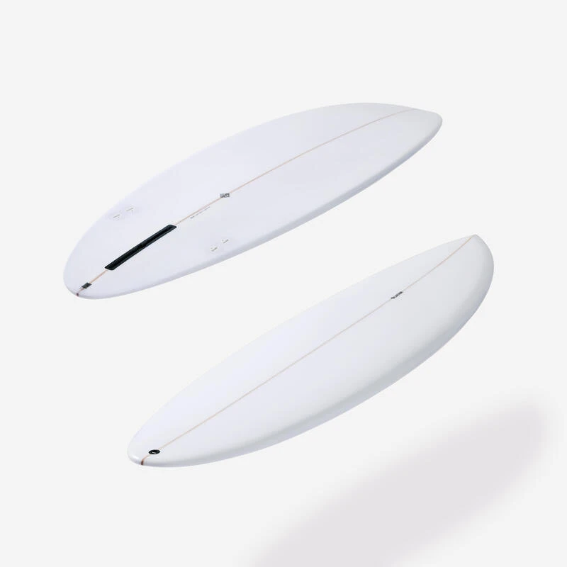 Planche De Surf 6'8" - 900 Mid-length Blanc 2 Planche De Surf 6'8" - 900 Mid-length Blanc – Image 2