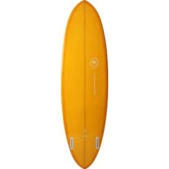 Planche De Surf BEAVER Mid Length Twin Pin Double Layer Orange 6'10" -Meilleur Surf Magasin planche de surf beaver mid length twin pin double layer orange 610 2