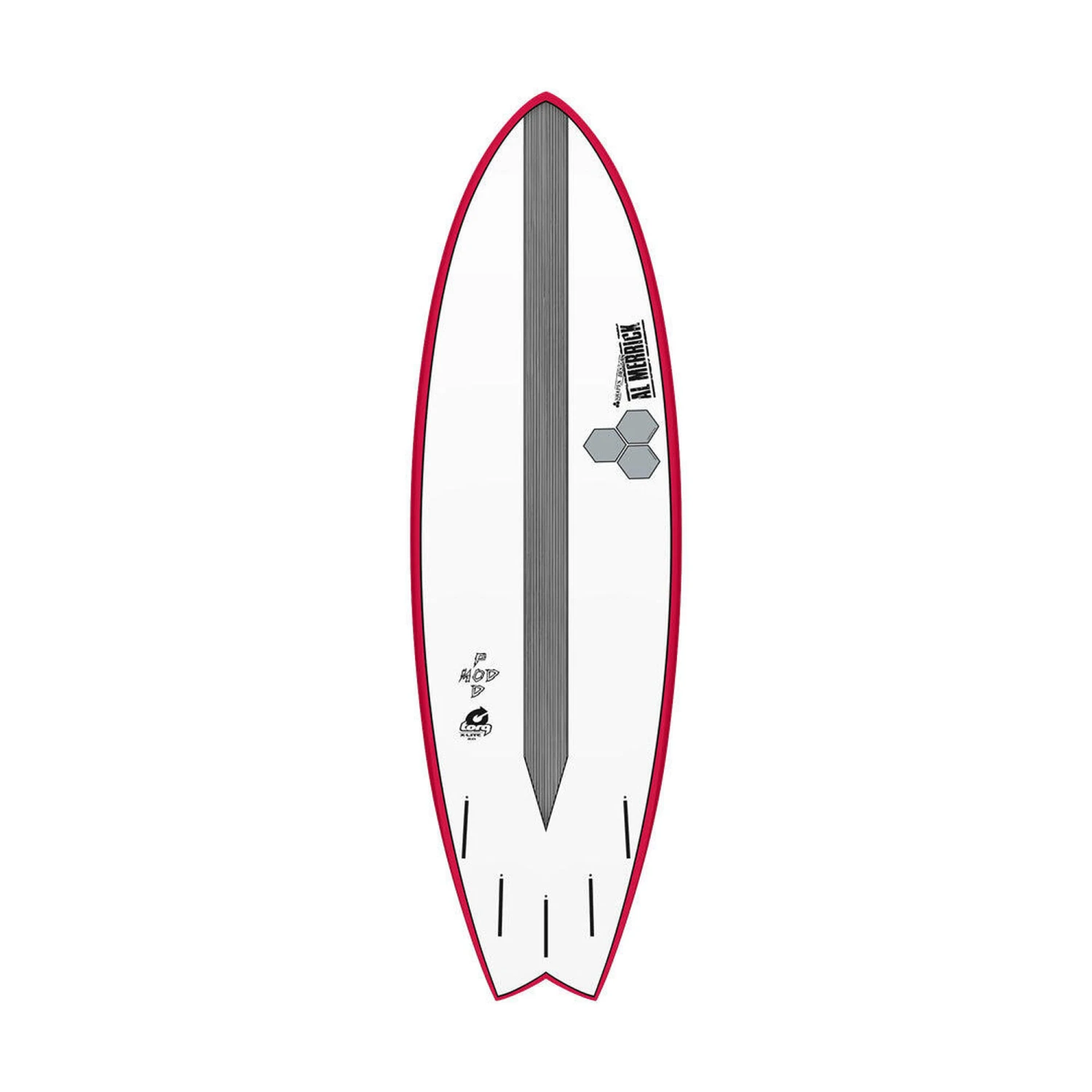 Planche De Surf Fish Torq Xlite Podmod Red Rail/Pinline 5'10 2 Planche De Surf Fish Torq Xlite Podmod Red Rail/Pinline 5'10 – Image 2