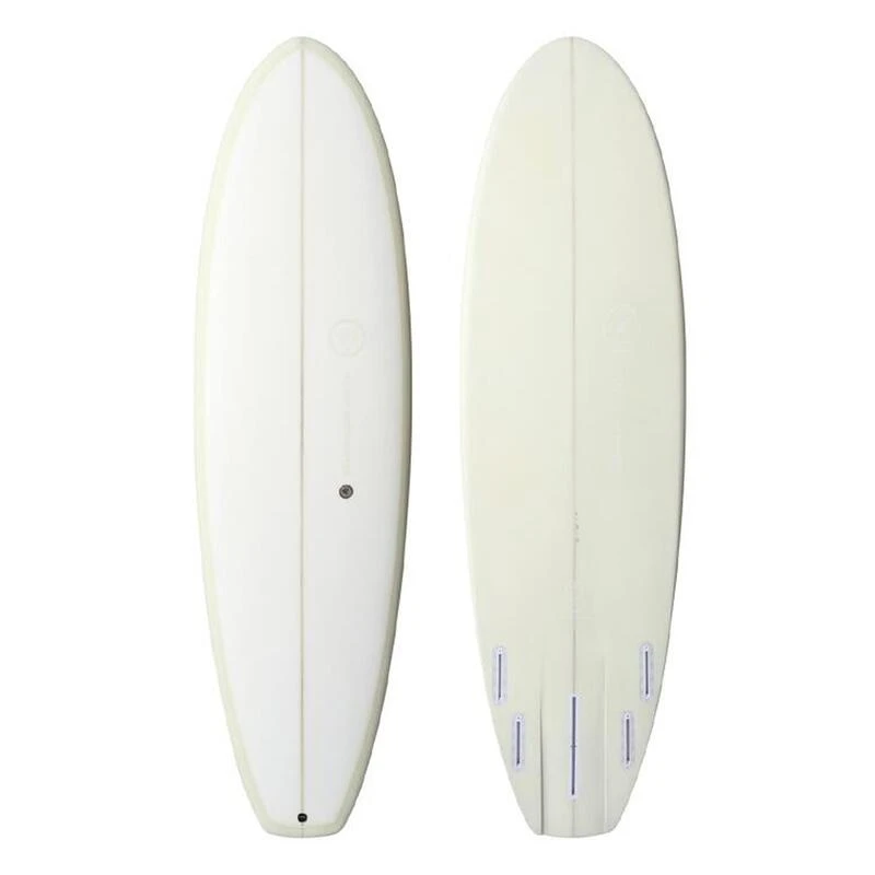 Planche De Surf QUOKKA Hybrid 5Fins White Deck Cream 6'6" 1 Planche De Surf QUOKKA Hybrid 5Fins White Deck Cream 6'6"