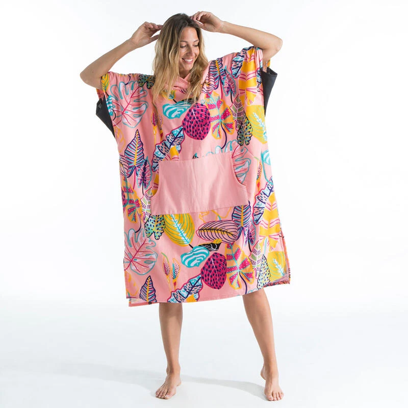 PONCHO SURF 500 ADULTE Print Cala 1 PONCHO SURF 500 ADULTE Print Cala