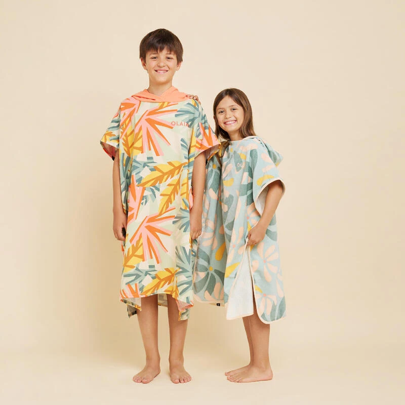 Poncho Surf Enfant 110 à 135 Cm - 500 Flow 10 Poncho Surf Enfant 110 à 135 Cm - 500 Flow – Image 10