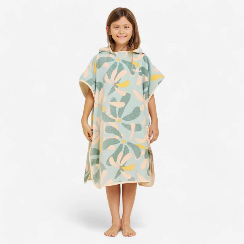 Poncho Surf Enfant 110 à 135 Cm - 500 Flow 1 Poncho Surf Enfant 110 à 135 Cm - 500 Flow
