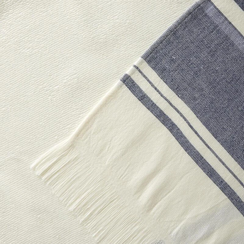 Serviette Fouta De Plage 170 X 100 Cm - Avorio Marine 5 Serviette Fouta De Plage 170 X 100 Cm - Avorio Marine – Image 5