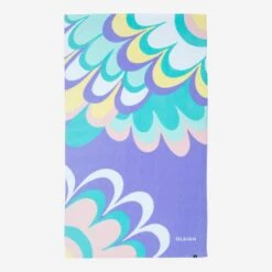 SERVIETTE L PRINT Flowy Parme 145x85 Cm -Meilleur Surf Magasin serviette l print flowy parme 145x85 cm 3