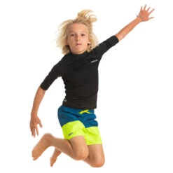 Short De Bain 100 Bleu Vert -Meilleur Surf Magasin short de bain 100 bleu vert 6