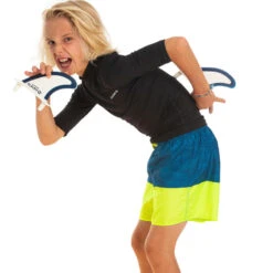 Short De Bain 100 Bleu Vert -Meilleur Surf Magasin short de bain 100 bleu vert 8