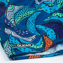 Short De Bain Garçon - 100 Banana Bleu -Meilleur Surf Magasin short de bain garcon 100 banana bleu 3