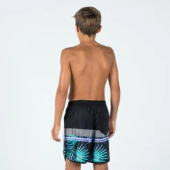 Short De Bain Garçon - 500 Palmsand Noir 8 Short De Bain Garçon - 500 Palmsand Noir -Meilleur Surf Magasin short de bain garcon 500 palmsand noir 2