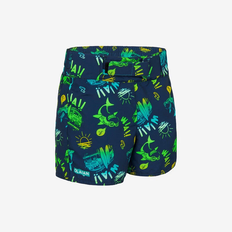 SHORT DE BAIN GARCON BLEU MARINE 1 SHORT DE BAIN GARCON BLEU MARINE