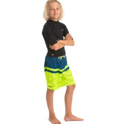 Short De Bain Long Vert -Meilleur Surf Magasin short de bain long vert 5