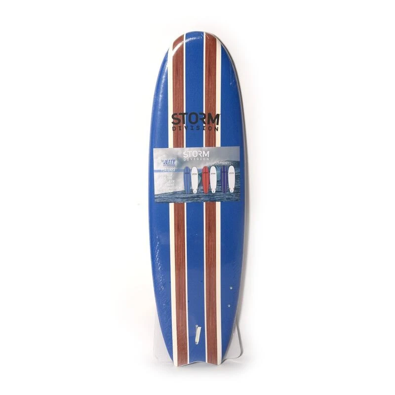 STORM DIVISION - Jetty Softboard - Planche De Surf En Mousse - 5'8 - Dark Blue 1 STORM DIVISION - Jetty Softboard - Planche De Surf En Mousse - 5'8 - Dark Blue