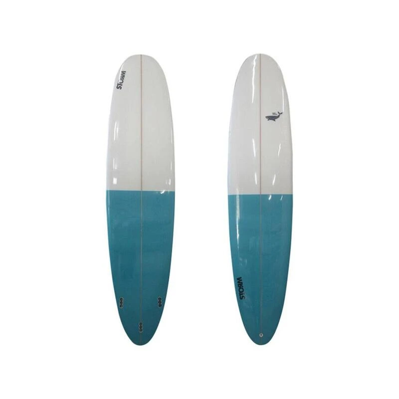 STORM Surfboard - Longboard - 7'4 - Beluga - Round Tail - Blue 1 STORM Surfboard - Longboard - 7'4 - Beluga - Round Tail - Blue