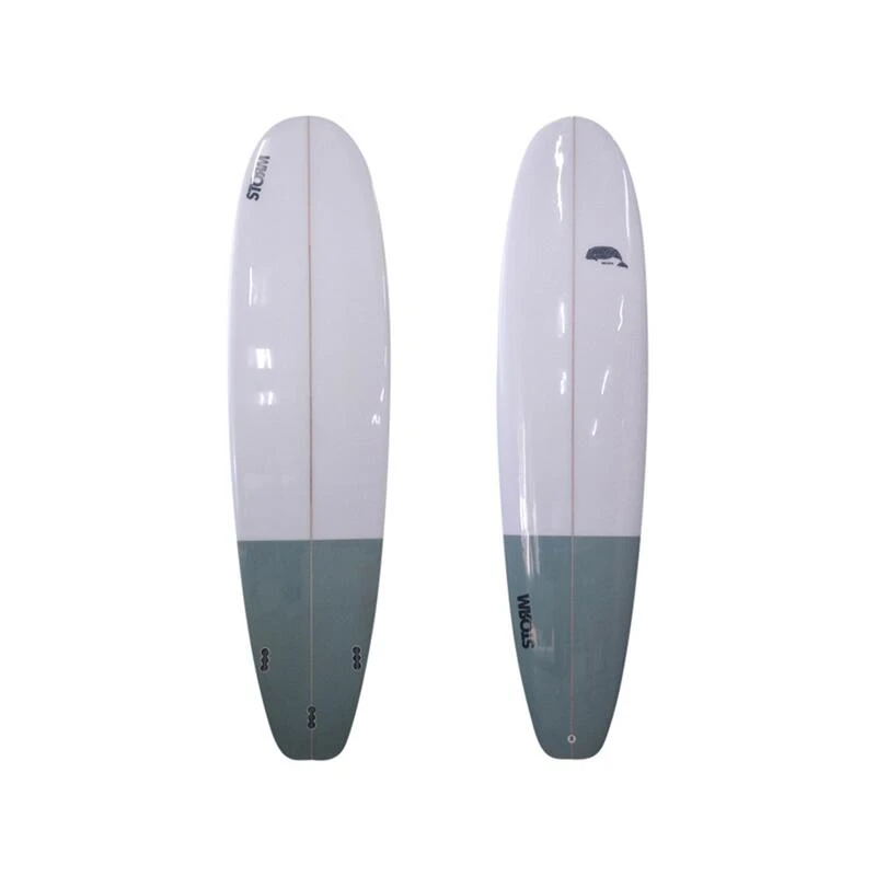 STORM Surfboard - Mini Malibu - 7'6 - Beluga D10 1 STORM Surfboard - Mini Malibu - 7'6 - Beluga D10